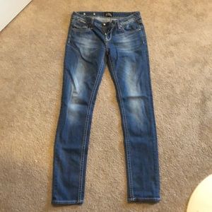 Express ReRock Skinny Jeans